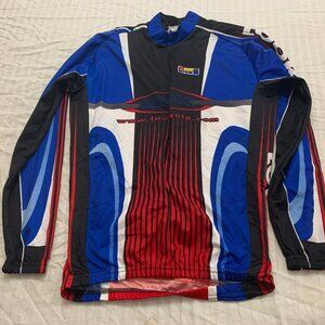 💐💐💐  J FASHION BIKER MENS ATHLETIC CYCLING JERSEY SHIRT SIZE M  💐💐💐